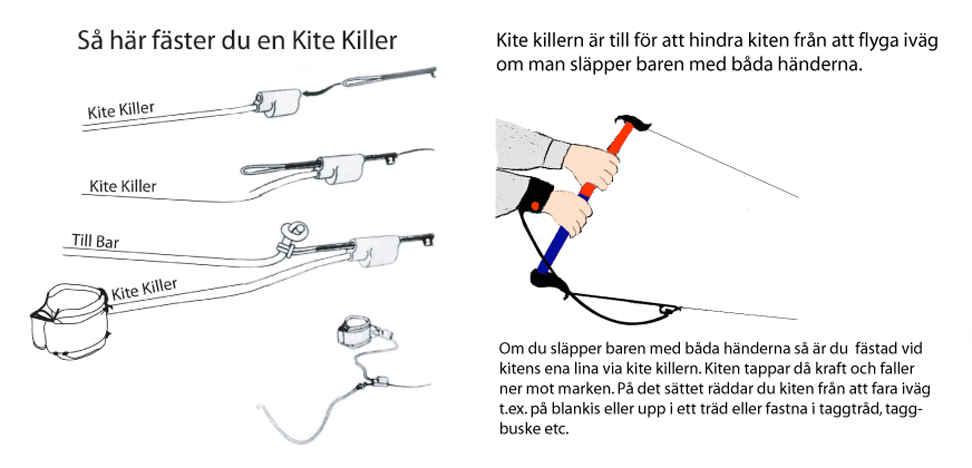 kite killer  instruktion