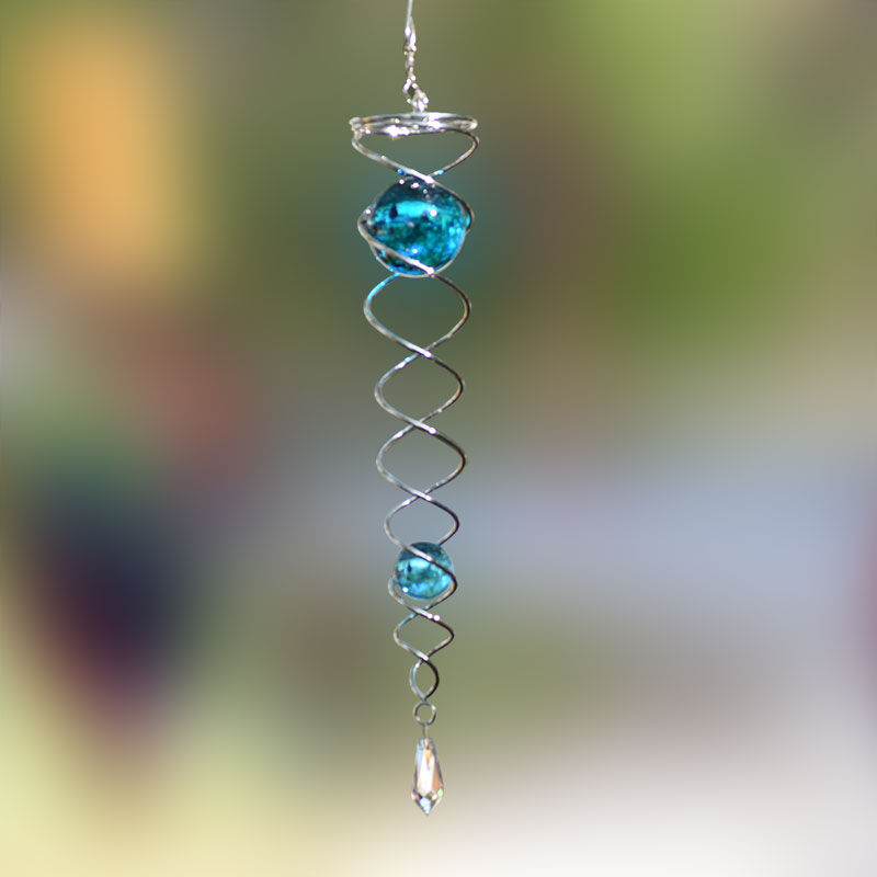 Edelstahl Twister Turquoise