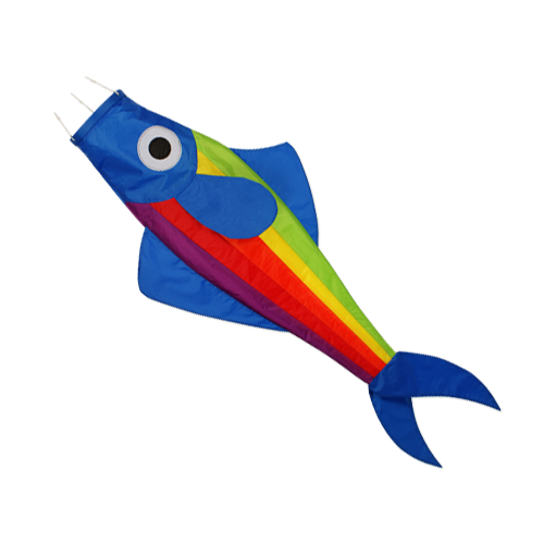 Fish Windsack blue