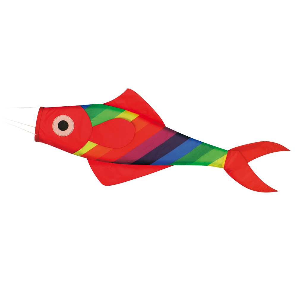 Fish Windsack red